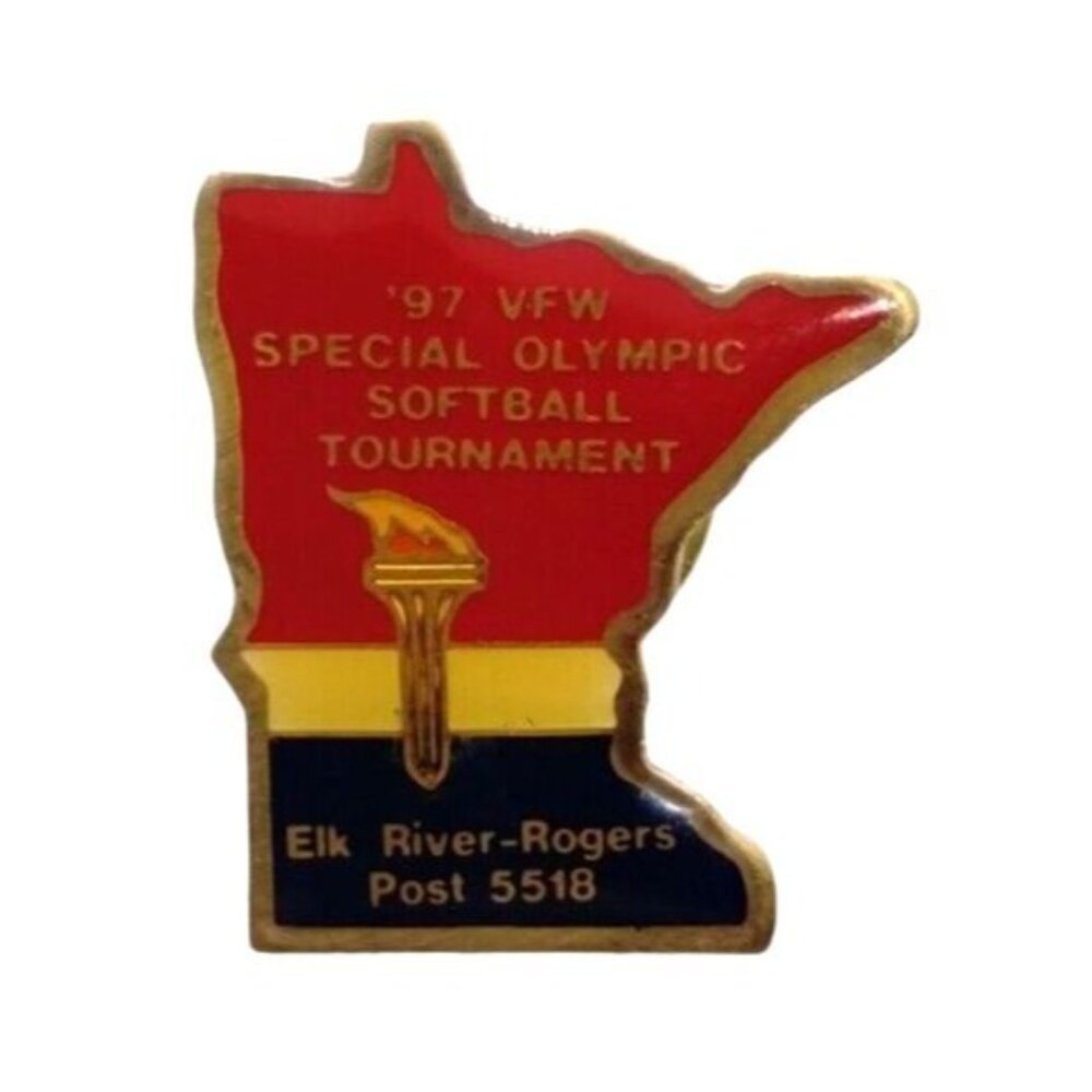 Veterans of Foreign Wars Special Olympic Softball Tournament 1997 Pin Post 5518